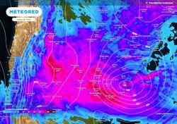 Pronóstico: ciclogénesis con lluvias de un mes en menos de 48 horas 