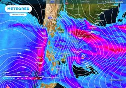 Argentina: un intenso ciclón traerá fuertes vientos y lluvias 