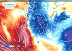 Más días fríos y tormentas fuertes moviéndose por estas provincias