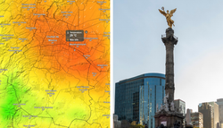 Mala calidad del aire, lluvias puntuales y temperaturas de hasta 28 °C
