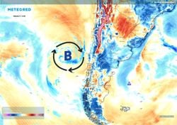 Ciclón extratropical y frío invernal marcarán el fin de semana en Chile
