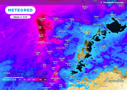 En los próximos días varios frentes traerá lluvias a casi toda España: más de 100 l/m2 en estas provincias