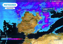 Un chorro polar ondulado traerá lluvias intensas y altibajos térmicos a España
