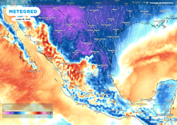 El tiempo en México este fin de semana: de calor y lluvias, al ingreso de aire ártico generando condiciones invernales
