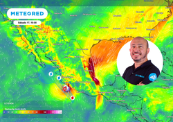 El tiempo en México este fin de semana: Intenso frente frío y huracán Trudy traerán aguaceros de más de 100 mm