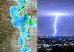 Santiago y RM el fin de semana: chubascos y tormentas visitarán a estos sectores el sábado