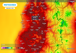 Termómetros pueden subir hasta los 38 °C en la Región Metropolitana durante la próxima semana