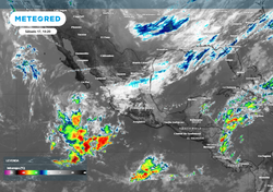 En todos estos estados lloverá este domingo: Meteored pronostica precipitaciones intensas