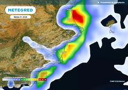 Inminentes tormentas y lluvias fuertes en la Comunidad Valenciana y Murcia: 