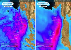 Siete regiones de Chile recibirán el impacto de lluvias de hasta 60 mm y viento de 70 km/h