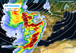 En unas horas un frente frío traerá lluvias abundantes, tormentas y fuertes vientos en estas comunidades