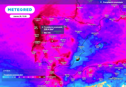 A partir del lunes impactará de lleno en España intensificando las lluvias