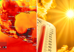Entre el sábado 25 y domingo 26: inicio de intensa onda cálida y probables lluvias dispersas