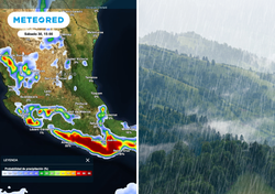 Entre el sábado 30 y domingo 31 de mayo: lluvias intensas castigarán varios estados de México