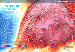 Entre el sábado 6 y el miércoles 10 una masa de aire muy templado cubrirá España: más de 24 ºC y la nieve fundida