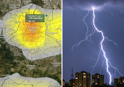 Entre el viernes 4 y domingo 6 de septiembre: posibles tormentas eléctricas en la CDMX con acumulados de hasta 25 mm