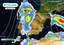 Entre mañana y el lunes cruzará la España peninsular con lluvias y nevadas en estas zonas