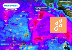 Entre mañana y el miércoles lluvias de más de 150 l/m2 en estas comunidades