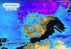 Entre mañana y el viernes dejará lluvias de 40 l/m2, nieve y vientos de más de 90 km/h