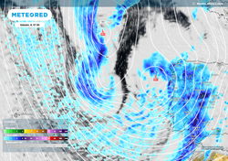 Até segunda, 10 de março, Portugal será afetado por uma tempestade atlântica: eis as zonas com mais chuva!