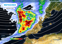 El chorro polar traerá muy pronto otra borrasca a España que dejará lluvias abundantes, nieve y fuertes vientos