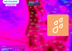 Esta semana Portugal estará entre os 4 países mais chuvosos da Europa: áreas com mais de 300 mm