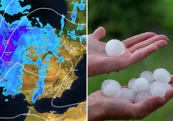 Este jueves 25 se intensificarán las tormentas en el norte de España: lluvias de 30 l/m2, granizo y vendavales