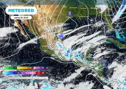 Este jueves aviso por lluvias fuertes en México: hasta 75 mm caerán en estos 3 estados