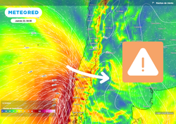 Este jueves regresan las lluvias a la zona central: temporal dejará rachas de hasta 80 km/h en Biobío