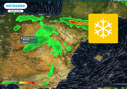 Este jueves una borrasca inyectará una masa de aire ártico en España