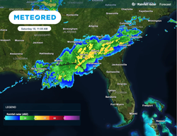 Excessive Rainfall and Severe Thunderstorms Expected Today for the Southeastern States