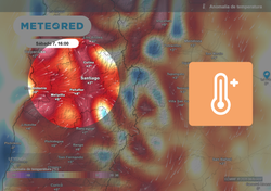 ¡El calor extremo vuelve a Santiago! Temperaturas hasta 38 °C este fin de semana