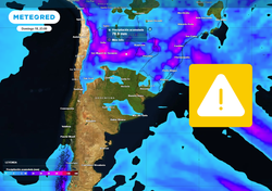 Fin de semana con cambios de temperatura y alerta en 13 provincias