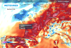 Très nette hausse des températures en France ! 