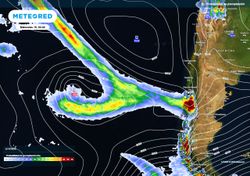 Frente cálido dejará 20 mm en sectores de Chile centro-sur: pronóstico de lluvia para los días miércoles 19 y jueves 20