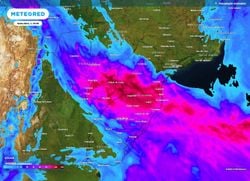 Frente fria avança e mantém risco de chuvas extremas de 200 mm entre RS, SC e o PR