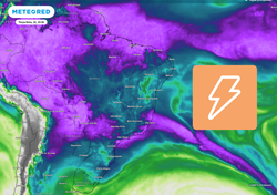 Frente fria, cavado e ar frio aumentam as chuvas no Brasil: INMET emite alertas para 11 estados nesta terça, 10; confira