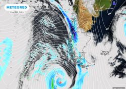 Intenso ciclón llevará sistema frontal al sur de Chile y Patagonia