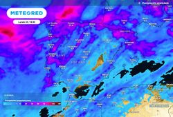 Hasta 100 l/m2: los mapas de Meteored España prevén grandes sistemas de tormentas entre el 22 y 24 de agosto