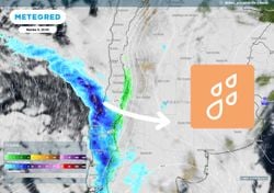 Sistema frontal viene con combo: lluvia y viento entre Biobío y Coquimbo