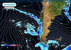 Hasta 50 mm en 48 horas se esperan entre Ñuble y Los Ríos desde este miércoles
