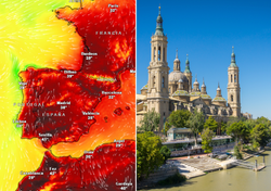 Zaragoza y 14 ciudades más de la España peninsular superarán los 40 ºC