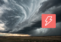 Hoy habrá tormentas extremas en Cataluña y en la Comunidad Valenciana