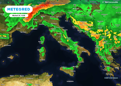 Questo fine settimana ci saranno temporali e tornerà la neve a bassa quota in queste regioni