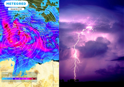 Il meteorologo Alessio Colella avverte l'Italia: "settimana di Natale con forte maltempo, fino a 100 mm in queste aree