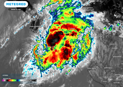 Tormenta tropical Ileana llega al litoral costero del sur de Baja California Sur