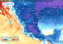 Intensa masa de aire ártico cubre más de 15 entidades de México, generando fuertes vientos, frío y lluvias