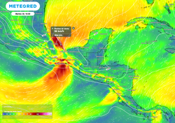 Intensas rachas de más de 100 km/h, se registran ya por el evento de "Norte" en costas de Veracruz y Tamaulipas