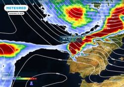 Aviso amarelo em 9 distritos de Portugal: depressão Benjamin traz chuva forte e vento até 95 km/h!