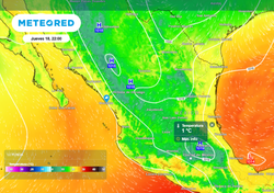 En diversas parte de México, ambiente muy frío, aguaceros y vientos fuertes por Vaguada Polar